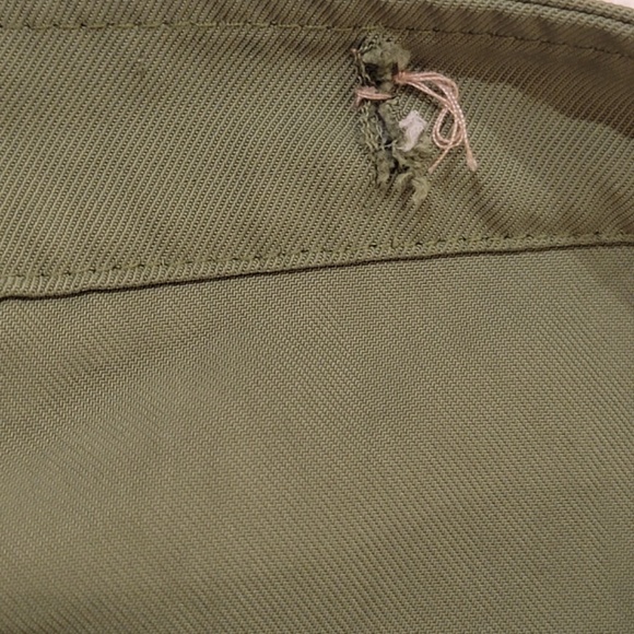 Everlane Japanese GoWeave Picnic Apron Dress Size 2 Green Drapey Lightweight - Picture 11 of 11